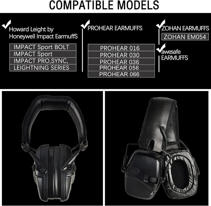 PROHEAR GEP02 2 Pair Gel Ear Pads for Howard Leight by Honeywell Impact Sport Pro Sync Leightning Earmuffs - Image 4
