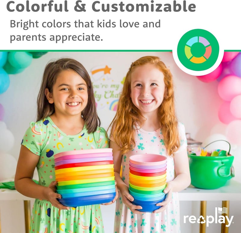 Replay Re Play 4 Pack Reusable Plastic Bowls - Image 2