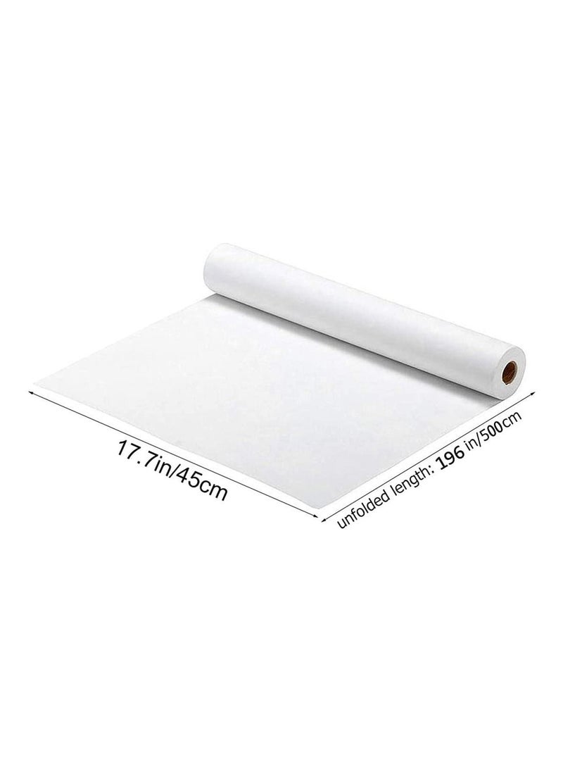 SYOSI - Drawing Paper Roll White Art Paper Roll, Easel Paper, Painting Roll Paper, Sketching Paper, Engineering Drawing Paper, Drawings Posters Paintings for Graffiti Blueprint Paper Roll - Image 1