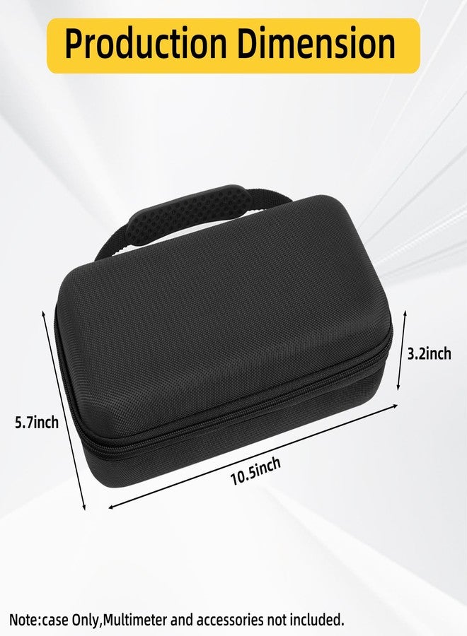 HESPLUS Carrying Case for Fluke 789/ 787B/ 787/287/ 289/1587 FC/ 87-V/ 87V Max/ 88V/ 15B+/ 17B+/ 1507/3000 FC Multimeter Testers and Accessories, Multimeter Storage Bag Organizer Box (Case Only) - Image 4