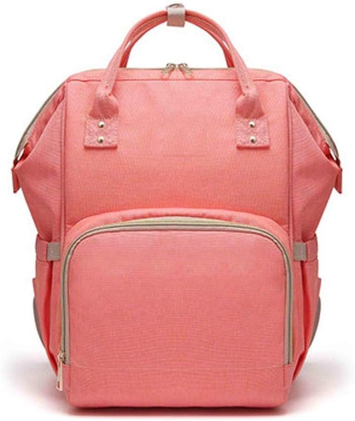 حقيبة مومياء كبيرة السعة مقاومة للماء للعناية بالطفل لحقيبة حفاضات التمريض اللون D - Image 2