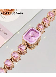 ZGO Light Luxury Women's Bracelet High Beauty Small Square Watch  - Image 5