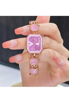 ZGO Light Luxury Women's Bracelet High Beauty Small Square Watch  - Image 4