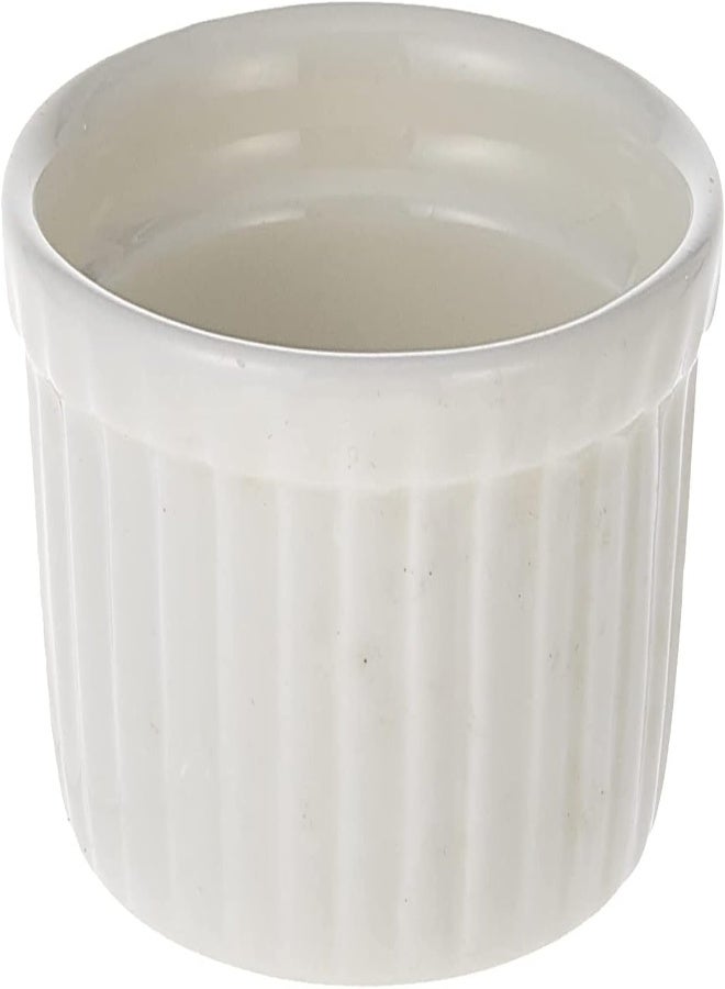 AKDC Porceletta Porcelain Lined Ramekin, 5 Cm Size, Ivory - Image 5