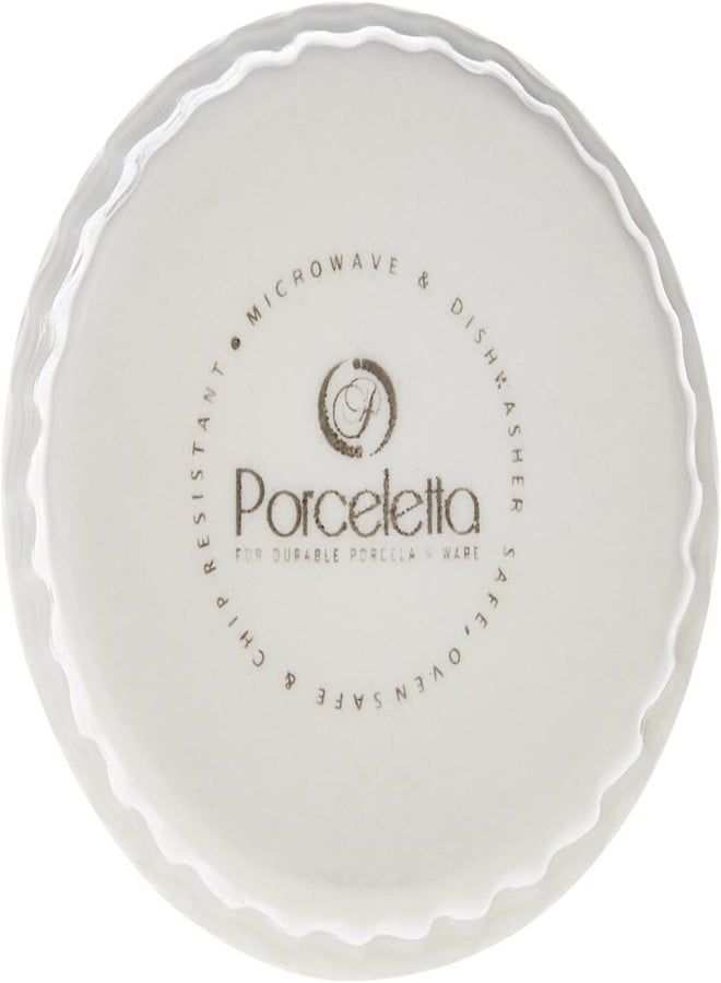 AKDC Porceletta Porcelain Lined Ramekin, 5 Cm Size, Ivory - Image 2