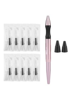 Manual Eyebrow Eyeliner Lip Tattoo Microblading Pen Semi permanent Makeup Tool Pink