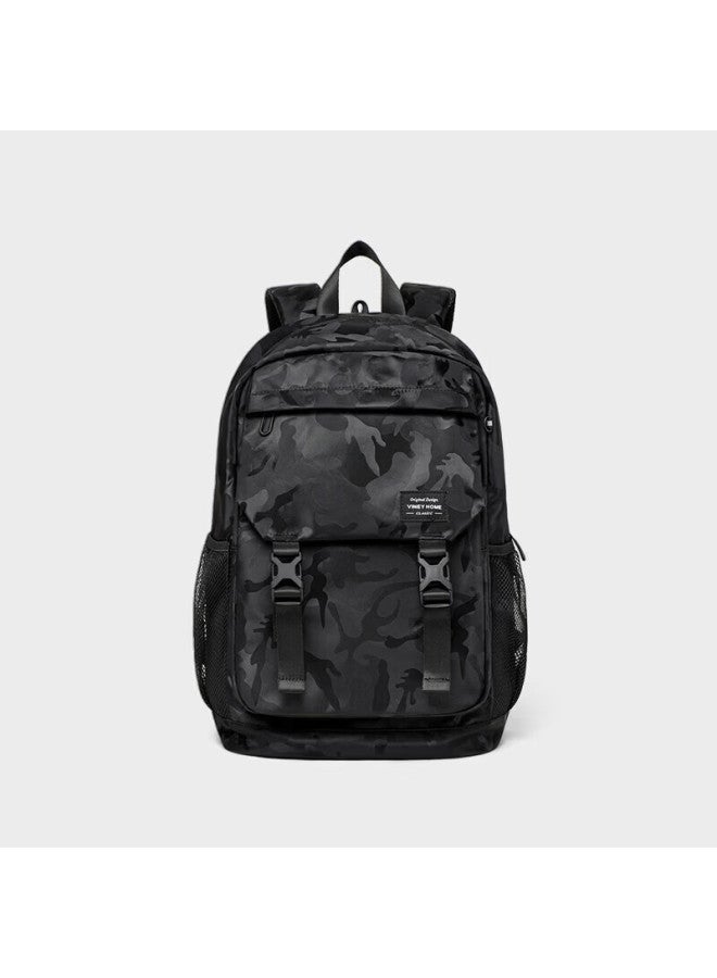 Viney Men's Backpack Shoulder Bag High School Travel Laptop Business Large Capacity Lightweight Premium - Image 1