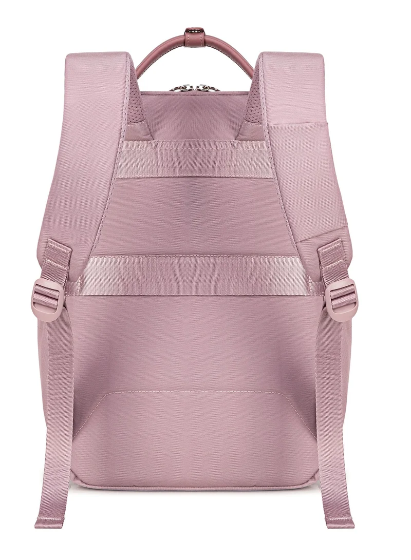 Chantria Pale Mauve Premium Lightweight Laptop backpack for Women Water Resistant Multifunctional Anti-Theft Daypack with Separate Laptop Compartment, CB00639, Pale Mauve for Women | Best Price UAE