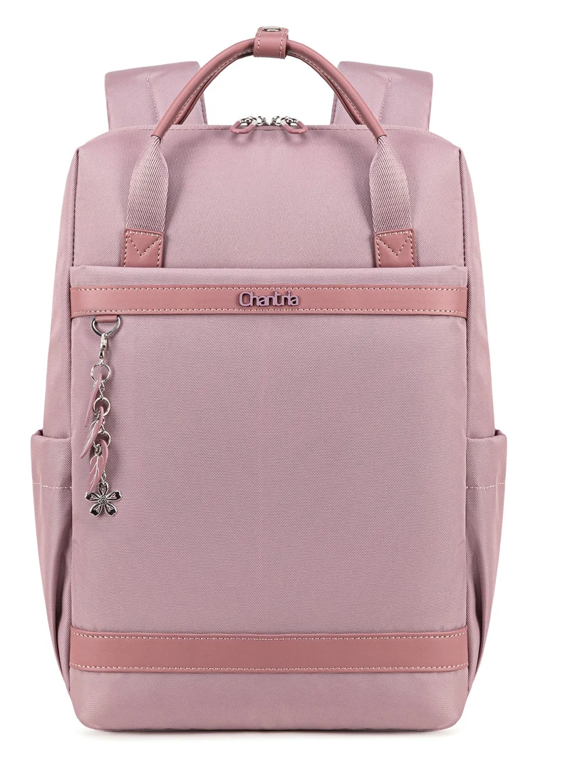 Chantria Pale Mauve Premium Lightweight Laptop backpack for Women Water Resistant Multifunctional Anti-Theft Daypack with Separate Laptop Compartment, CB00639, Pale Mauve for Women | Best Price UAE