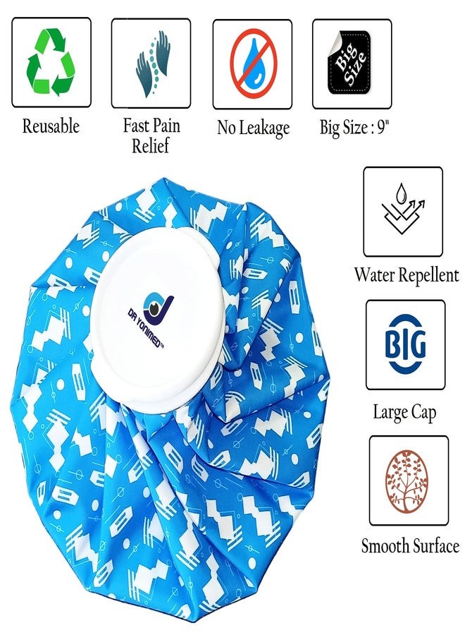 DR Yonimed Ice Cold Pack Reusable Ice Bag Hot Water Bag for Injuries, Hot & Cold Therapy (Multi Colour) - Image 5