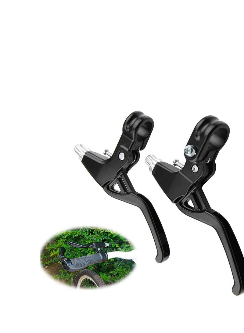 Y&D 1 Pair Bicycle Brake Levers Universal Full Aluminium Alloy Hand Brakes for MTB/BMX Mountain Road Bike Bicycles Handle 2.2 cm Diameter (Black) - Image 1