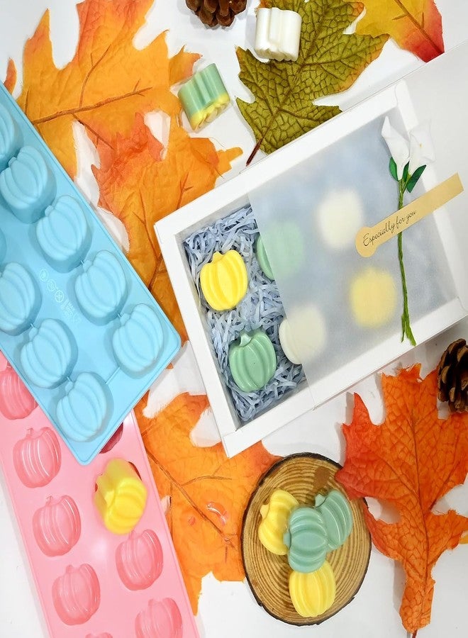 DPWOUM Pumpkin Chocolate Molds, Thanksgiving Fall Silicone Molds, 1pc Halloween Pumpkin Silicone Candy Mold for Chocolate, Candy, Ice Cube, Cake, Cupcake Decorations, Jelly, Jello, Candle, Soap（Random color） - Image 5