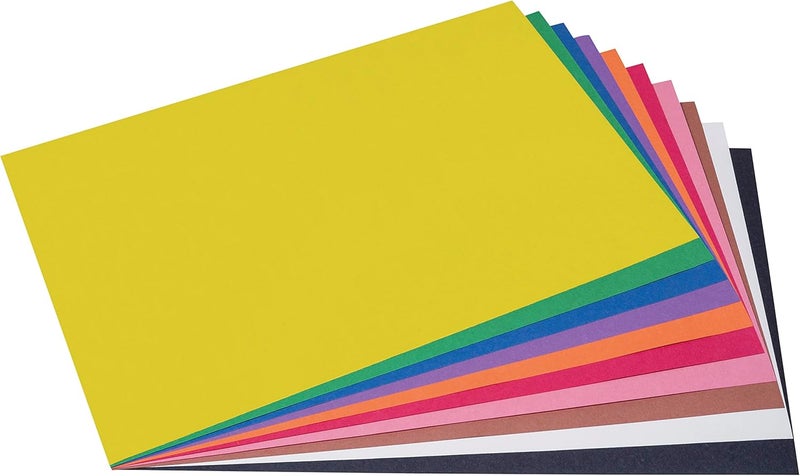 Prang (Formerly SunWorks) Construction Paper, 10 Assorted Colors, 12" x 18", 50 Sheets - Image 4