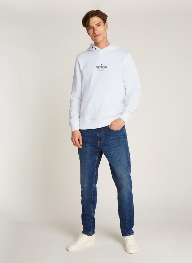 TOMMY HILFIGER - Graphic Print Drawstring Pull Over Hoodie - Image 1