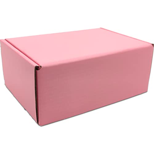 Lmuze 6x4x2 inches Small Shipping Boxes Set of 50 - Pink Mailer Corrugated Cardboard Boxes for Shipping Packaging Mailing Products - Image 5