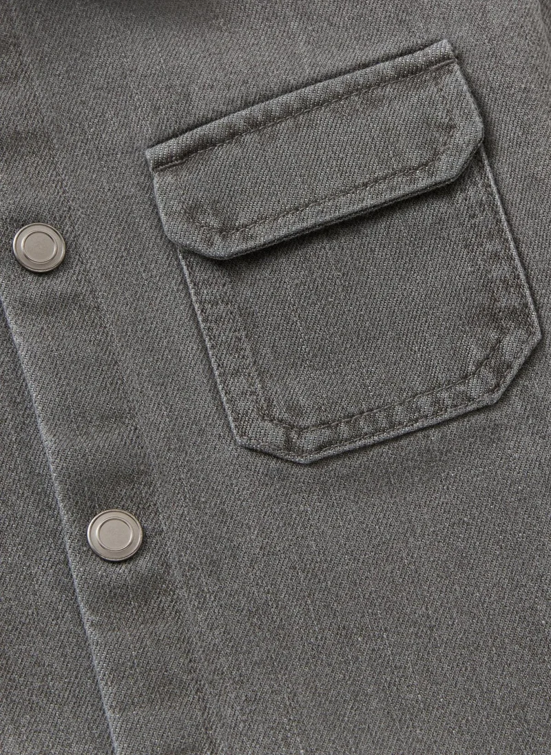 Matalan Boys Grey Denim Shacket