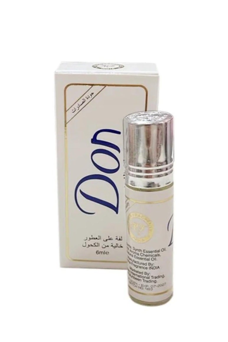 دون عطر رول أون برائحة فرنسية، خالي من الكحول، 6 مل