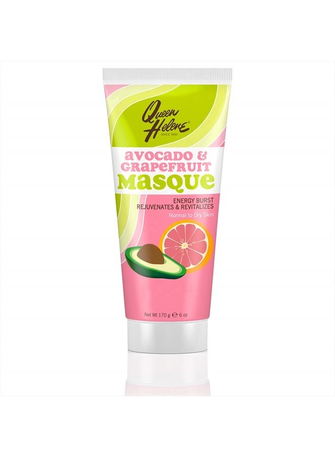 Queen Helene Facial Masque, Avocado & Grapefruit, 6 Oz (Packaging May Vary) - Image 1