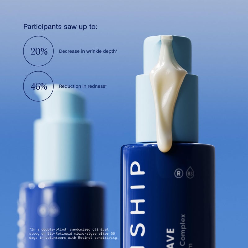 Kinship Dream Wave 2% Bio-Retinoid Overnight Ultra Hydrating Serum for Face | Retinol for Sensitive Skin | Anti Aging Niacinamide + Tranexamic Acid | Smooth Wrinkles | Redness Reducing Skin Care 1 Oz - Image 4