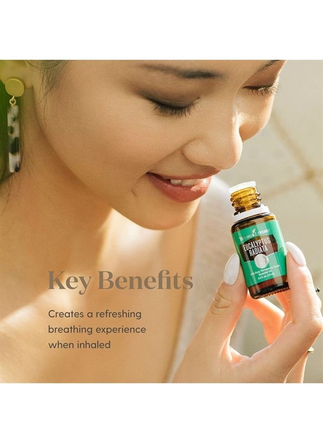 Young Living Eucalyptus Radiata Essential Oil 15ml - Pure & Refreshing Aromatherapy - Clear Your Senses - Certified Quality for Holistic Well-Being & Natural Wellness Journey  - Image 4