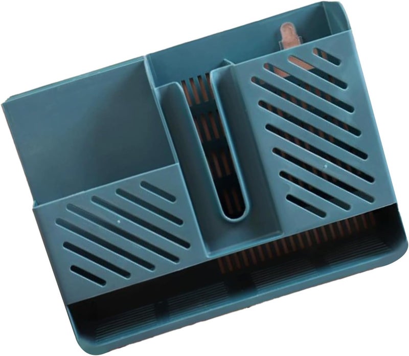 Wall Mounted Chopsticks Flatware Holder, Style, Punch Free Drain Holes, Plastic Kitchen Utensils Organizer - Space Saving, Easy Installation, Dry and Clean Storage - Image 5