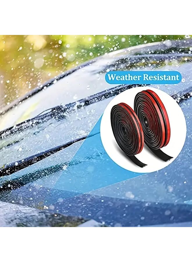 T-Shape Skylight Seal Universal Car Roof Gasket Waterproof Flexible Rubber Windshield Seal 14mm 78.74 Inch Home Decoration Vinyl Skylight Accessories - Image 4