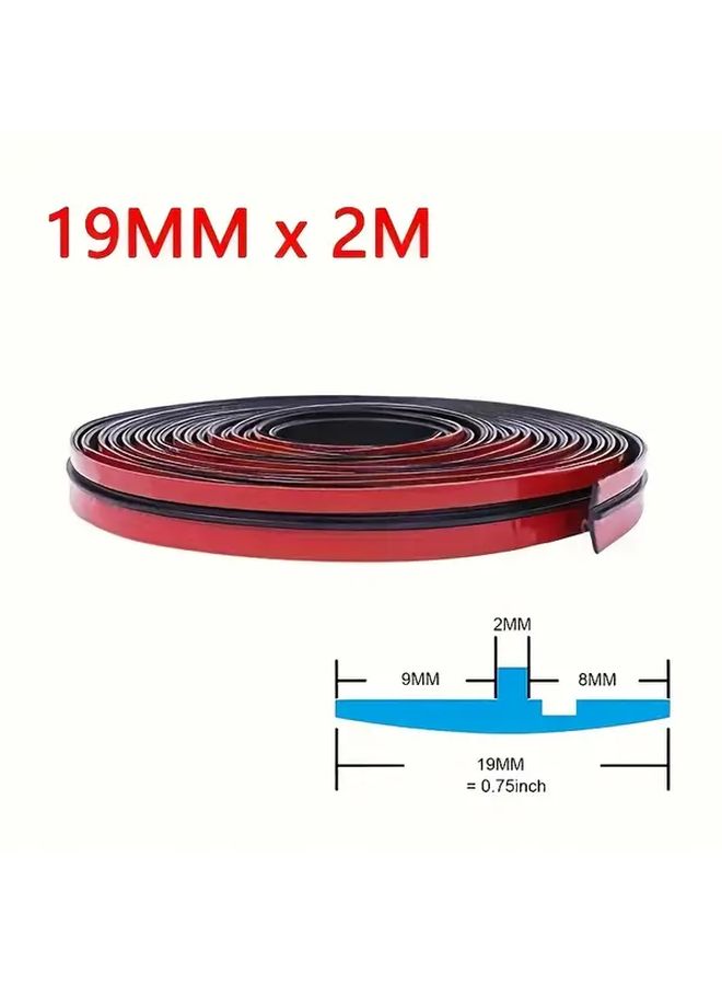 T-Shape Skylight Seal Universal Car Roof Gasket Waterproof Flexible Rubber Windshield Seal 14mm 78.74 Inch Home Decoration Vinyl Skylight Accessories - Image 5