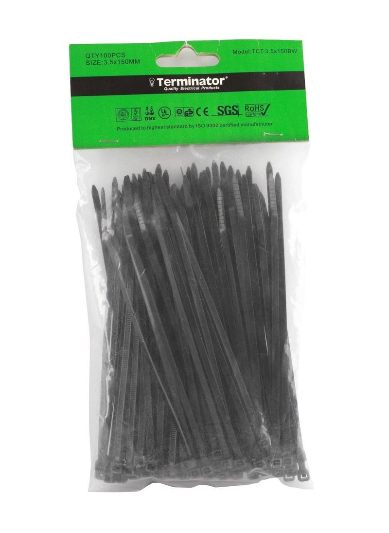 Terminator Terminator Cable Tie Black TCT 2.5X200 