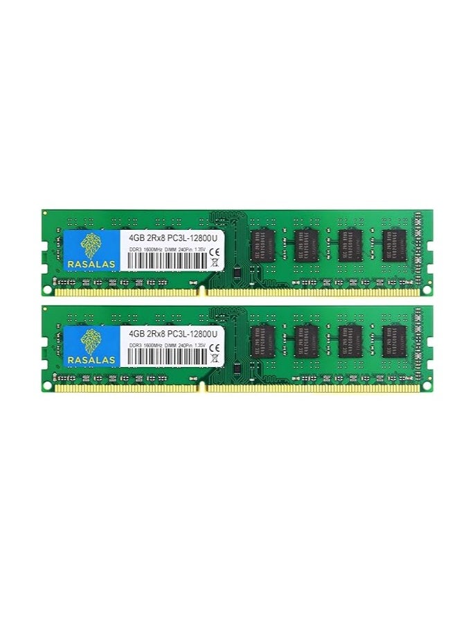 Generic PC3L-12800U 8GB 2X 4GB DDR3 1600 RAM 8GB PC3L 12800 DDR3 8GB 2Rx8 DDR3 Udimm 1.35V CL11  - Image 2