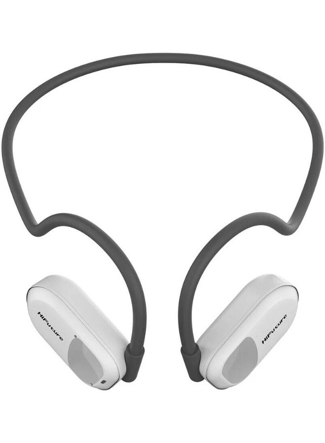 HiFuture Mate Open-Ear Comfort Headphone | 2 Mics ENC | Clear Calling System | Lightweight & Secure Fit White - Image 1