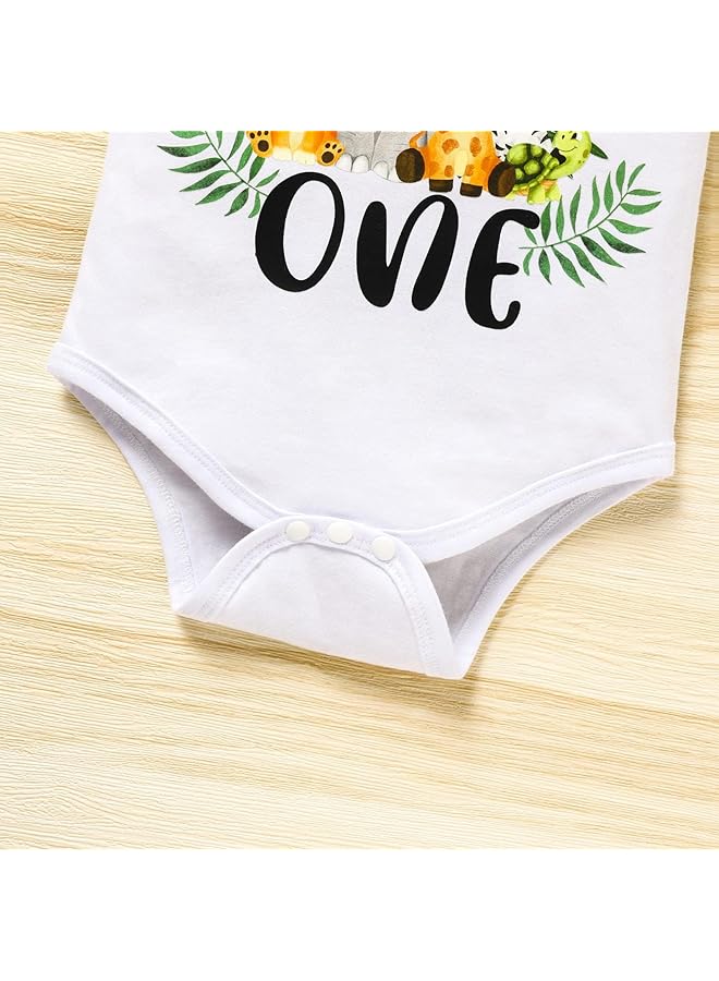 erorex Baby Boy Funny First Birthday Clothes Infant Boy Bow Tie Romper Bodysuit Cake Smash Outfits 80Cm - Image 5