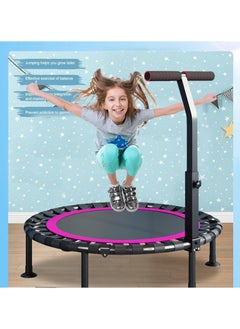 XiuWoo 40 inch Trampoline, T Shape Adjustable Foam Handle, Stable and Quiet Exercise Rebounder, Indoor Rebounder Exercise Trampoline Body Exercise and Fitness, for Adults and Kids  - Image 3
