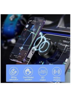 ESSAGER Double-Sided Phone Holder: Innovative Dual Suction Cup and Magnetic Design,Magnetic Suction Phone Mount,360°Rotation Magnetic Car Suction Cup Holder,Anti-Shake Adjustable Cell Phone Mount  - Image 4