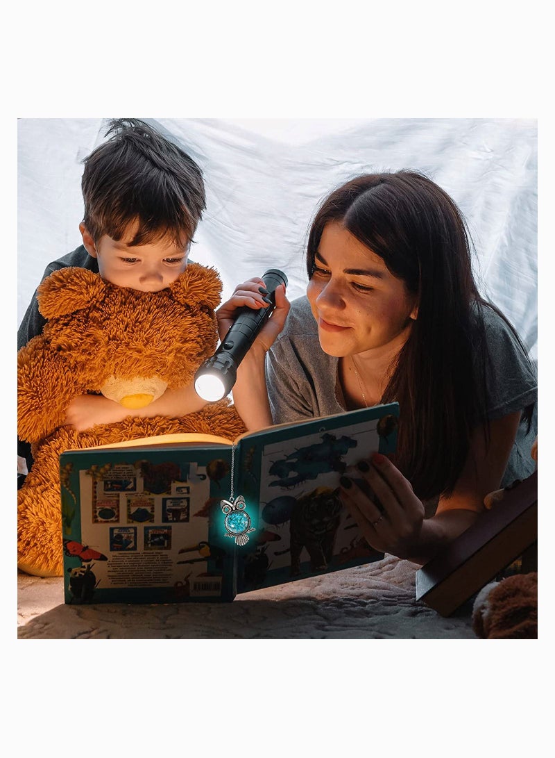 SYOSI Bookmark Metal Retro Feather Owl Luminous Mark Friend Funny Glow in The Dark Cute Women Men Unique Pretty Separator Book Lovers Girls Kids Adults Gift - Image 5