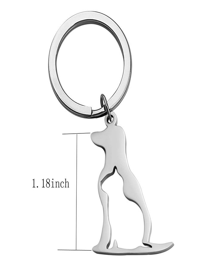 BNQL Dog Cat Keychain Pet Pendant Jewelry for Animal Lover Dog Cat keyring - Image 2