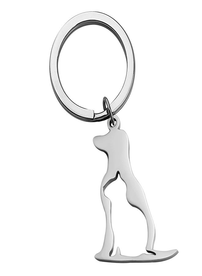 BNQL Dog Cat Keychain Pet Pendant Jewelry for Animal Lover Dog Cat keyring - Image 1