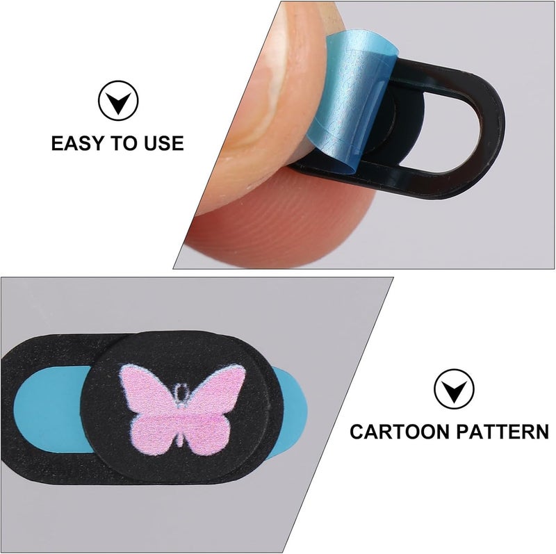 Longevity optimized build Gatuida 3pcs Webcam Privacy Lens Cover Slider for Laptop Tablet Computer, Butterfly Pattern, Thin Slide Cover for Data Privacy Protection and Webcam Random Color Home & light industrial compatible Repeated use friendly design Minimal design Hardened processed substance Ready-to-ship local stock All-item matching trendy build Custom sizing alternatives Practical build Size-sorted warehouse storage Daily use improved quality Treated anti-rust metal Any KSA address orderable Quick use-switch compatible build Tiered cost purchase alternatives Easy transit optimized build Balanced weight Main road full logistics cover Month-round consistent deliver Full land route delivery Global mainstream design picks Diverse requirement fit All consumer tier purchase options Repeated use resistant selected material Upgraded quality - Image 3