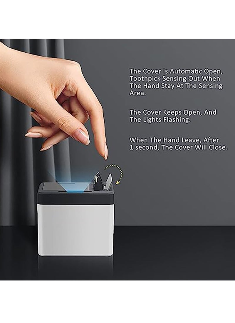 Excefore - Automatic Auto Toothpick Dispenser, Smart Toothpick Holder Box, Infrared Sensor Toothpick Box for Home Restaurant Office - Image 1
