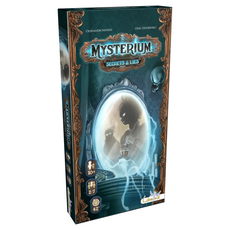 Asmodee Mysterium Secrets & Lies Board Game EXPANSION - Unravel New Mysteries, Cooperative Family Fun for Kids & Adults, Ages 10+, 2-7 Players, 42 Minute Playtime - Image 1