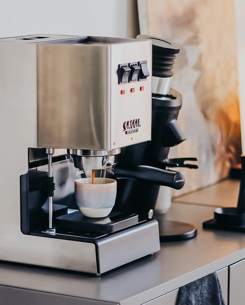 Normcore بورتافيلتر نورمكور بدون قاعدة لجاجيا 58 مم مع رأس من الفولاذ المقاوم للصدأ وسلة فلتر ومقبض من الألمنيوم المؤكسد مصمم بشكل مريح (تشمل السلة) - بورتافيلتر آلة الإسبريسو - Image 2