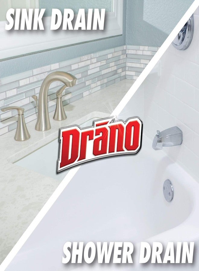 Drano Liquid Drain Clog Remover and Cleaner for Shower or Sink Drains Unclogs and Removes Hair Soap Scum Blockages, Multi, 32 Fl Oz - Image 5