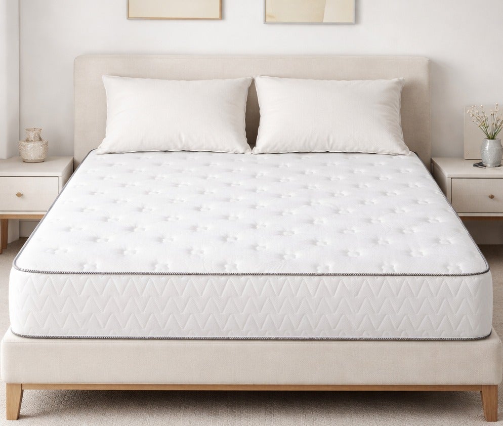 Rexal Home Horizon Pocket Spring Mattress 200 x 200 x 30 cm – Hybrid Mattress with Cool Gel Memory Foam & Medium Firm Support