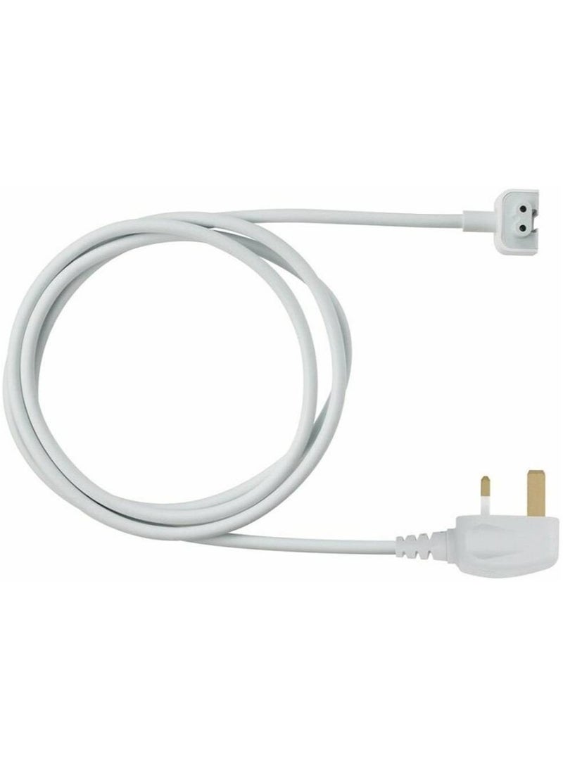 1.8 Meter Power Adapter Extension Cable UK Compatible with Apple MacBook Chargers and Power Adapters  - Image 1