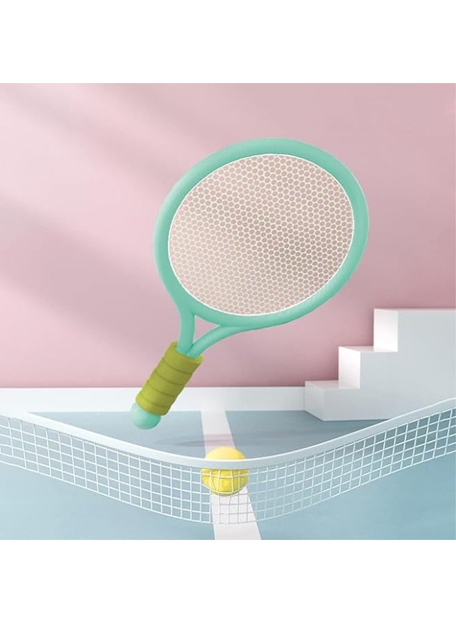 PTTIMFFM Kids Tennis & Badminton Racket Set，1 Pair Rackets with 2 Balls, Fun Indoor/Outdoor Sports Toy for Boys & Girls, Durable and Lightweight Design for Toddlers & Children (Style 1) - Image 5
