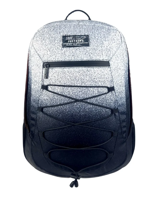 JUST HYPE Pro Maxi Backpack - Black & White Speckle Fade