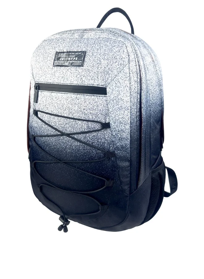 JUST HYPE Pro Maxi Backpack - Black & White Speckle Fade