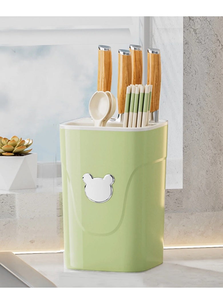 Multifunctional Storage Rack Kitchen Supplies Shelves Chopstick Barrel Cover Knife Holder Kitchen Utensils Accessories - Image 1