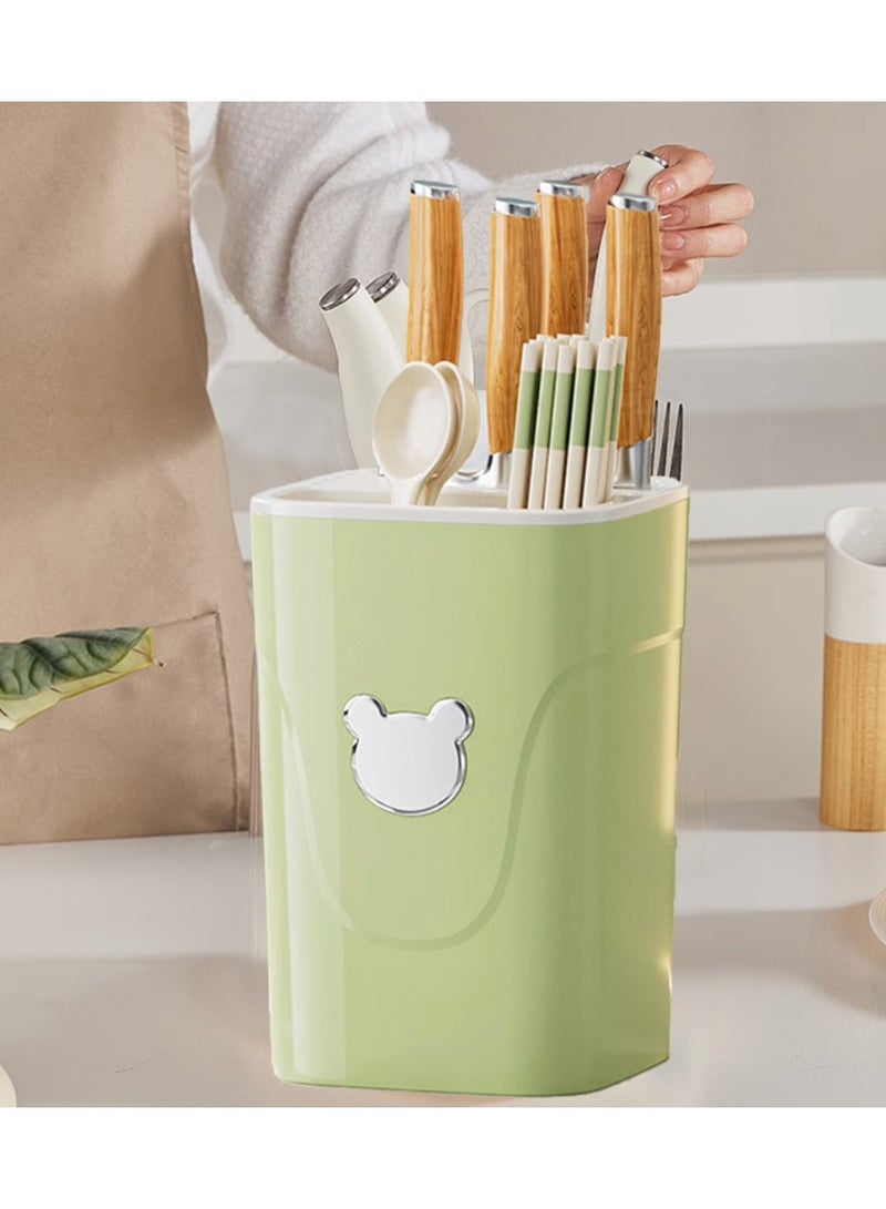 Multifunctional Storage Rack Kitchen Supplies Shelves Chopstick Barrel Cover Knife Holder Kitchen Utensils Accessories - Image 3