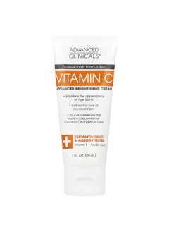 Advanced Clinicals Advanced Clinicals, Vitamin C, Advanced Brightening Cream , 2 fl oz (59 ml)  - Image 1