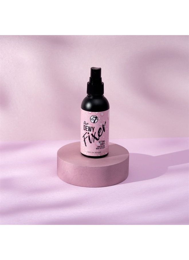 W7 The Dewy Fixer Makeup Setting Spray - Long-Lasting, Ultra-Fine Formula  - Image 2